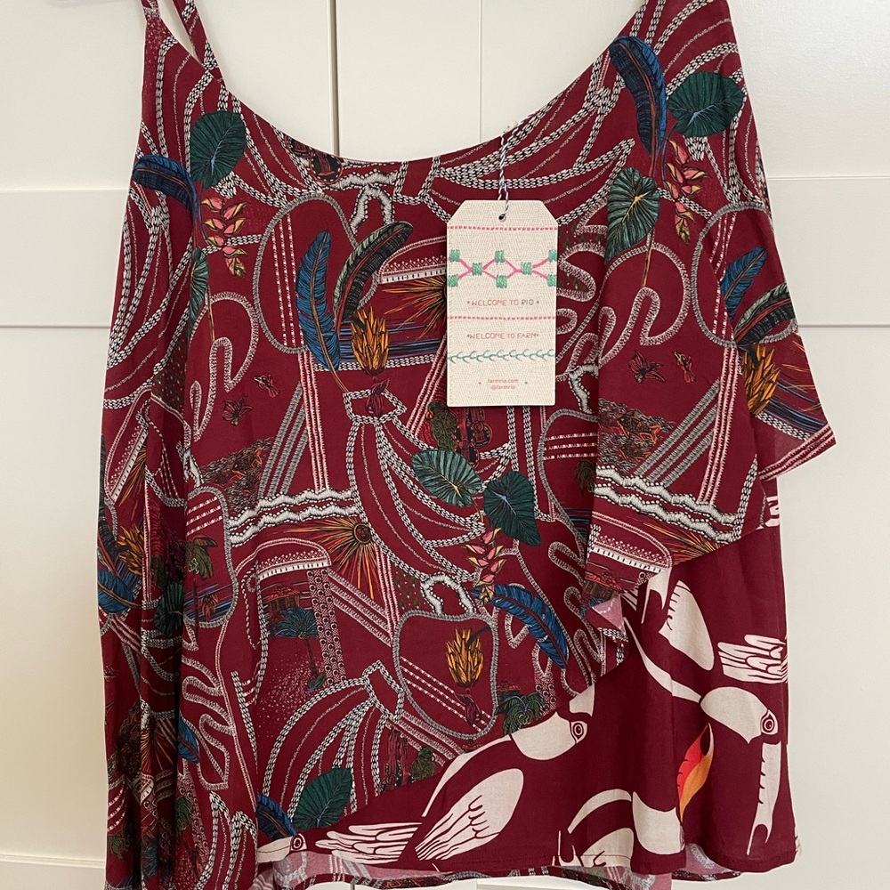 NWT Anthropologie Farm Rio Benita Cami Blouse - Picture 4 of 4